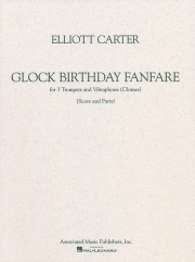 グロック・バースデー・ファンファーレ（エリオット・カーター）(ミックス三重奏)【Glock Birthday Fanfare】