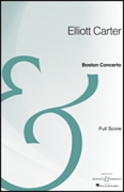 ボストン・コンチェルト（エリオット・カーター）（スコアのみ）【Boston Concerto】