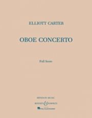 オーボエ協奏曲（エリオット・カーター）（スコアのみ）【Oboe Concerto】
