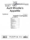 Aunt Rhodie's Appetite（ジョセフ・コペロ編曲)（スコアのみ）