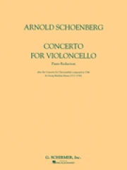 チェロとオーケストラのための協奏曲（アルノルト・シェーンベルク)（チェロ+ピアノ）【Concerto For Violoncello And Orchestra】