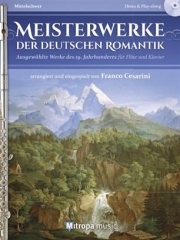 ドイツ・ロマンの傑作集（フランコ・チェザリーニ編曲）（フルート+ピアノ）【Meisterwerke der Deutschen Romantik】