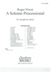 ソルメン・プロセッショナル（ロジャー・ニクソン）（スコアのみ）【Solemn Processional】