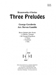 3つのプレリュード (金管五重奏)【3 Preludes】