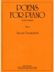 ピアノのためのポエム・Vol.1（ヴィンセント・パーシケッティ）（ピアノ）【Poems for Piano (In Three Volumes) Vol. 1】