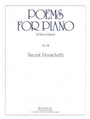 ピアノのためのポエム・Vol.3（ヴィンセント・パーシケッティ）（ピアノ）【Poems for Piano, Opus 14 (In Three Volumes) - Vol. Iii】