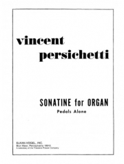 ソナチネ・Op.11（ヴィンセント・パーシケッティ）（オルガン）【Sonatine, Opus 11】
