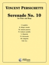 セレナーデ・No.10・Op.73（ヴィンセント・パーシケッティ）　(フルート+ハープ)【Serenade No. 10, Opus 73】