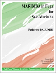 マリンバ・イン・フーガ（Federico Palumbi）（マリンバ）【Marimba in Fuga for Solo Marimba】