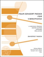 ビブラフォンのための4つのコンサート小品（サベリオ・タスカ）（ビブラフォン）【Four Concert Pieces  for  Vibraphone】