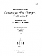 ヴィヴァルディ-2つのトランペットのための協奏曲・Mvt 1 (金管五重奏)【Vivaldi - Concerto for Two Trumpets, Mvt 1】
