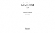 Mementos 1: Vox（ブレット・ウィリアム・ディーツ）(ミックス三重奏)