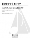 ノット・ワン・スパロウ（ブレット・ウィリアム・ディーツ）(フルート+ビブラフォン)【Not One Sparrow】