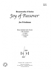 ジョイ・オブ・パスオーヴァー (金管五重奏)【Joy of Passover】