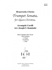 クリスチナ女王のためのトランペットソナタ (金管五重奏)【Trumpet Sonata for Queen Christina】