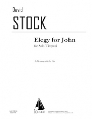 Elegy For John（デイヴィッド・ストック）（ティンパニ）