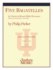 5つのバガテル（フィリップ・パーカー）(ミックス二重奏)【Five Bagatelles】