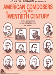 20世紀のアメリカ作曲家集（ピアノ）【American Composers Of The 20Th Century】