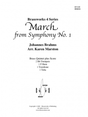 交響曲第1番より行進曲 (金管五重奏)【March from Symphony No. 1】