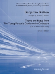 主題とフーガ「青少年のための管弦楽入門」より（ベンジャミン・ブリテン）（スコアのみ）【Theme And Fugue From The Young Person'S Guide To The Orche】