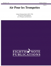 トランペットのためのエール（バッハ）（トランペット二重奏+ピアノ）【Air Pour les Trompettes】
