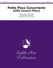 協奏的小品（ギヨーム・バレイ）（コルネット・フィーチャー）（スコアのみ）【Petite Piece Concertante (Little Concert Piece) 】