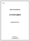 4つのファンファーレ (金管五重奏)【4 Fanfares】
