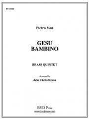幼子イエス (金管五重奏)【Gesu Bambino】