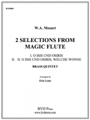 2つのセレクション「魔笛」より (金管五重奏)【2 Selections from Magic Flute】