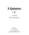 3つのエワルド五重奏曲 (金管五重奏)【3 Ewald Quintets】