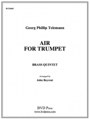 エア・フォー・トランペット (金管五重奏)【Air for Trumpet】