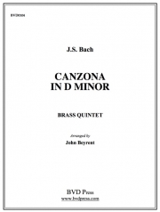 カンツォーナ・ニ短調 (金管五重奏)【Canzona in d minor】