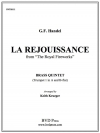 喜び 「王宮の花火の音楽」より (金管五重奏)【La ReJouissance】