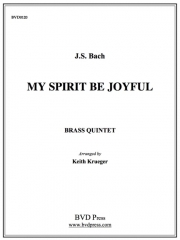 わが魂は喜びに満ちて (金管五重奏)【My Spirit Be Joyful】