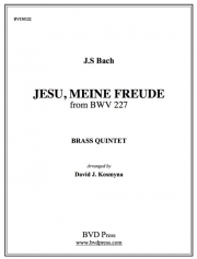 イエス、わが喜び (金管五重奏)【Jesu, Meine Freude】