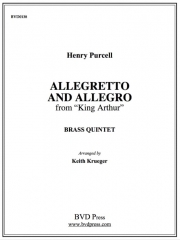 アレグレットとアレグロ「キング・アーサー」より (金管五重奏)【Allegretto and Allegro】
