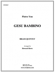 幼子イエス (金管五重奏)【Gesu Bambino】