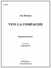 ヴィヴ・ラ・コンパニー (金管五重奏)【Vive La Compagnie】
