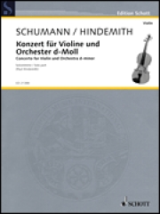 ヴァイオリン協奏曲・ニ短調（ロベルト・シューマン）（ヴァイオリン）【Concerto For Violin And Orchestra In D Minor】