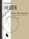 4つの楽章（ベルンハルト・ハイデン） (サックス四重奏+ティンパニ)【Four Movements】