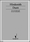 デュエット（パウル・ヒンデミット） (チェロニ重奏)【Duett】