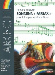 ソナチネ・パルサックス（フェレル・フェラン） (サックス二重奏+ピアノ)【Sonatina Parsax】