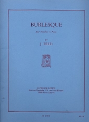 バーレスク（インドルジフ・フェルド）（オーボエ+ピアノ）【Burlesque】