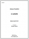 カノン  (金管五重奏)【Canon】