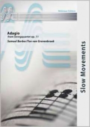 アダージョ（サミュエル・バーバー）（スコアのみ）【Adagio from stringquartet op. 11】