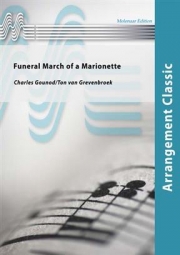 あやつり人形の葬送行進曲（トン・ファン・フレーヴェンブレーク編曲）（スコアのみ）【Funeral March of a Marionette】