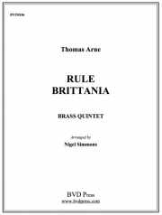 ルール・ブリタニア  (金管五重奏)【Rule Brittania】