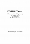 交響曲第3番・デヴィッドのために（キンバリー・アーチャー）【Symphony No. 3, For David】