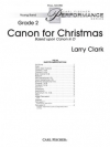 クリスマスのためのカノン （ラリー・クラーク）（スコアのみ）【Canon for Christmas】