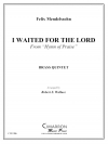 主を待っていた (金管五重奏)【I Waited for the Lord】